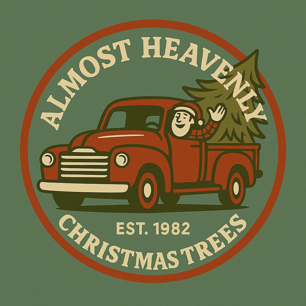 Almost Heavenly Christmas Trees Logo
